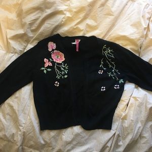 Vintage embroidered cardigan